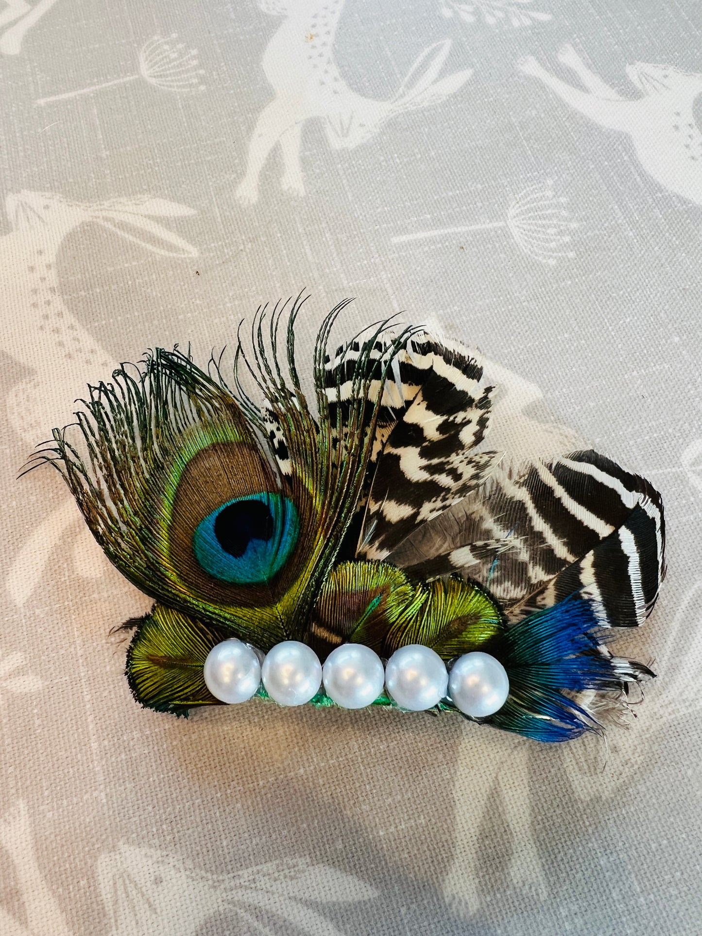 Feather Hat & Hair Brooches