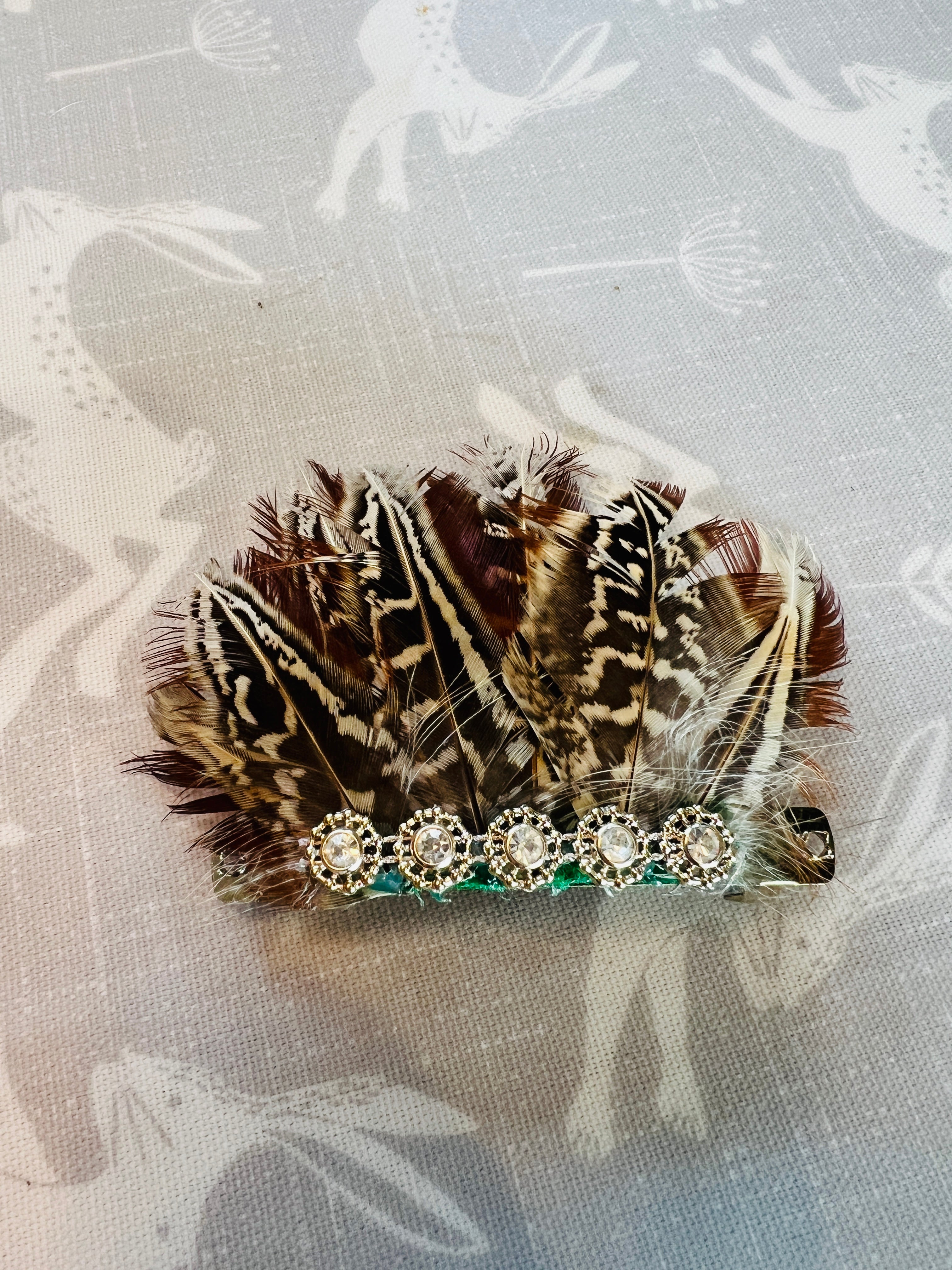 Feather Hat & Hair Brooches