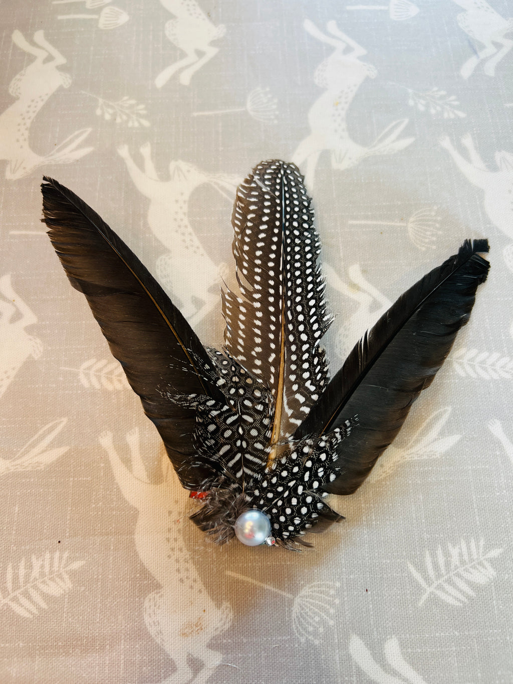 Feather Hat & Hair Brooches