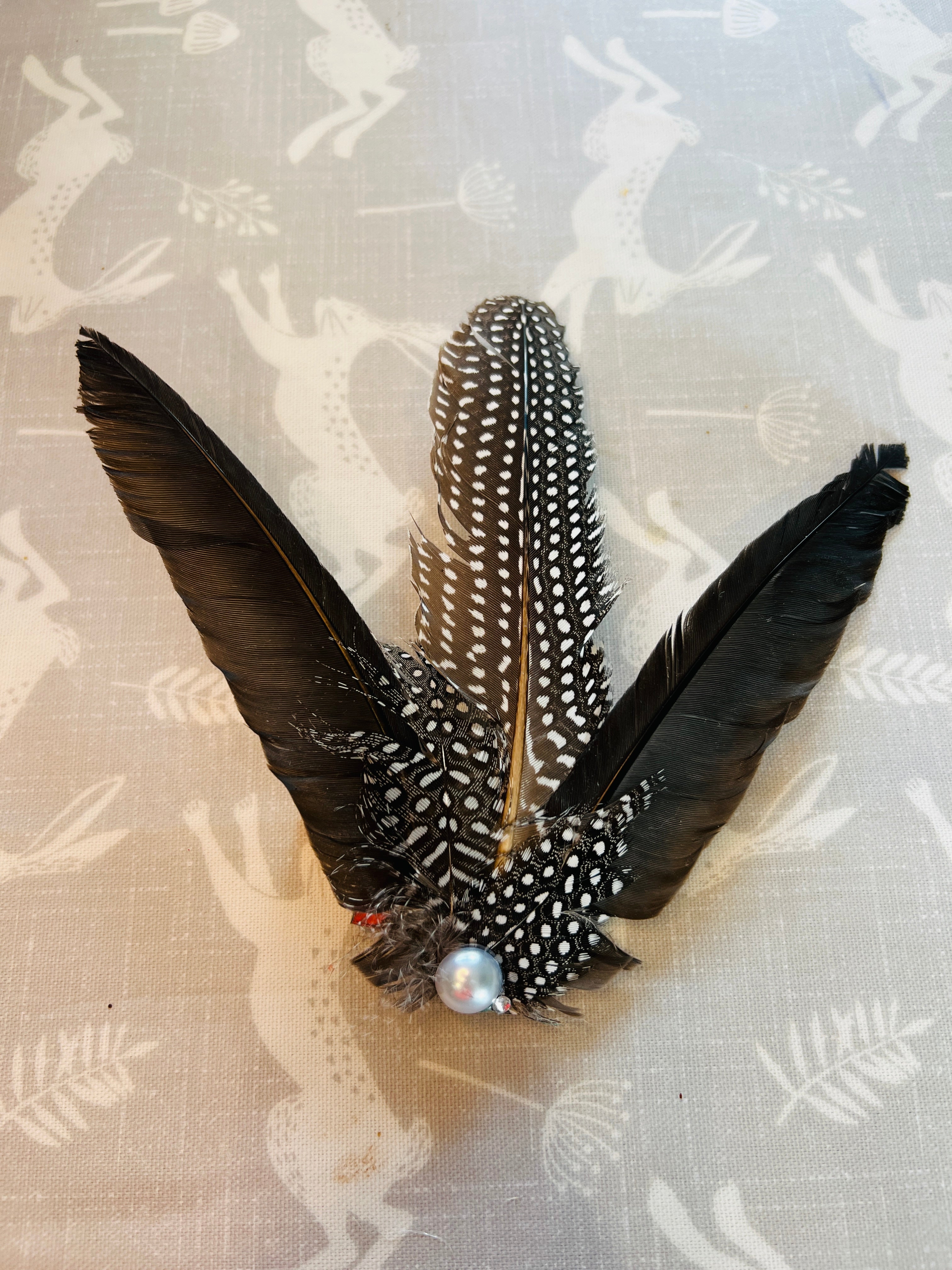 Feather Hat & Hair Brooches