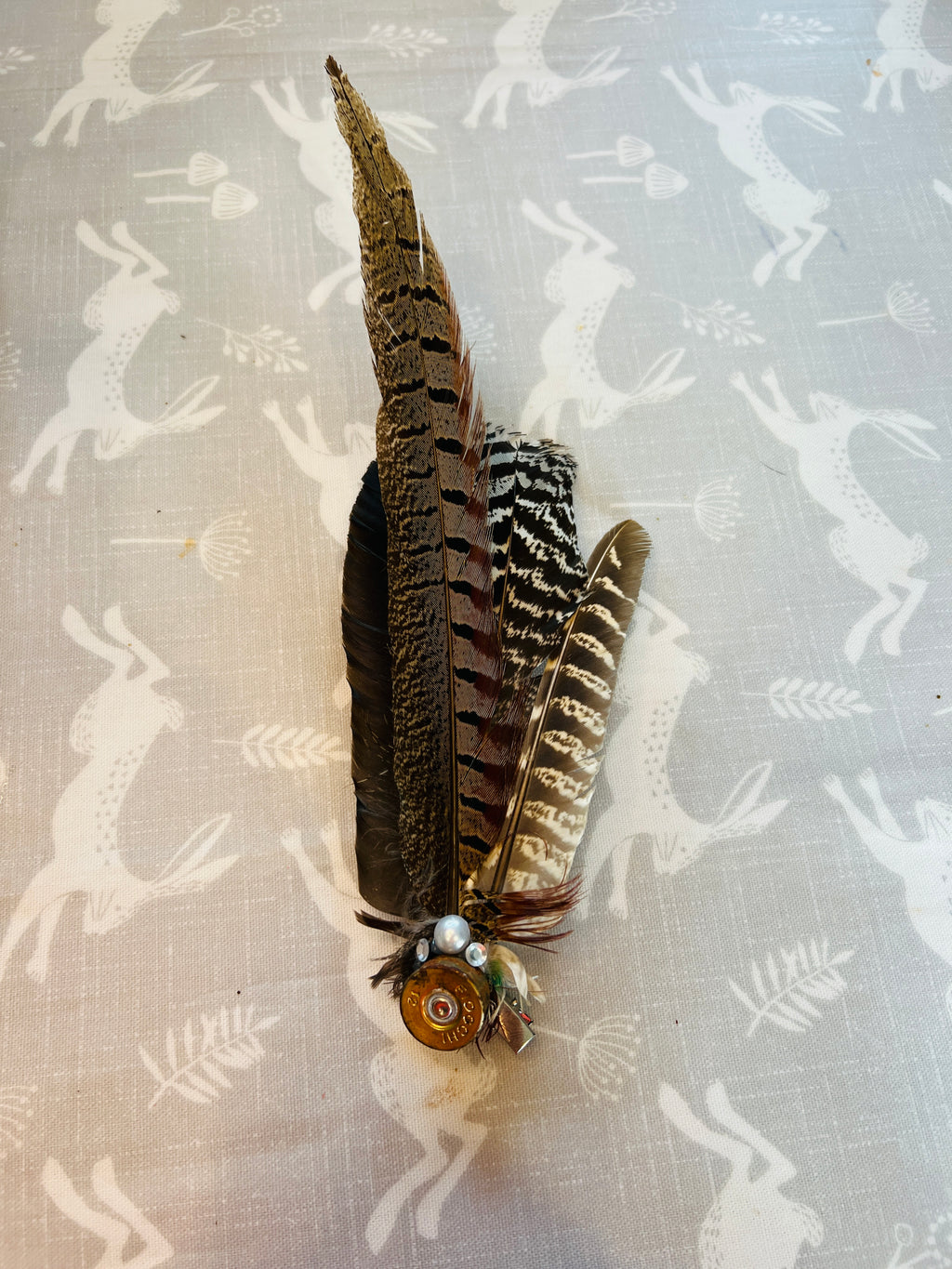 Feather Hat & Hair Brooches