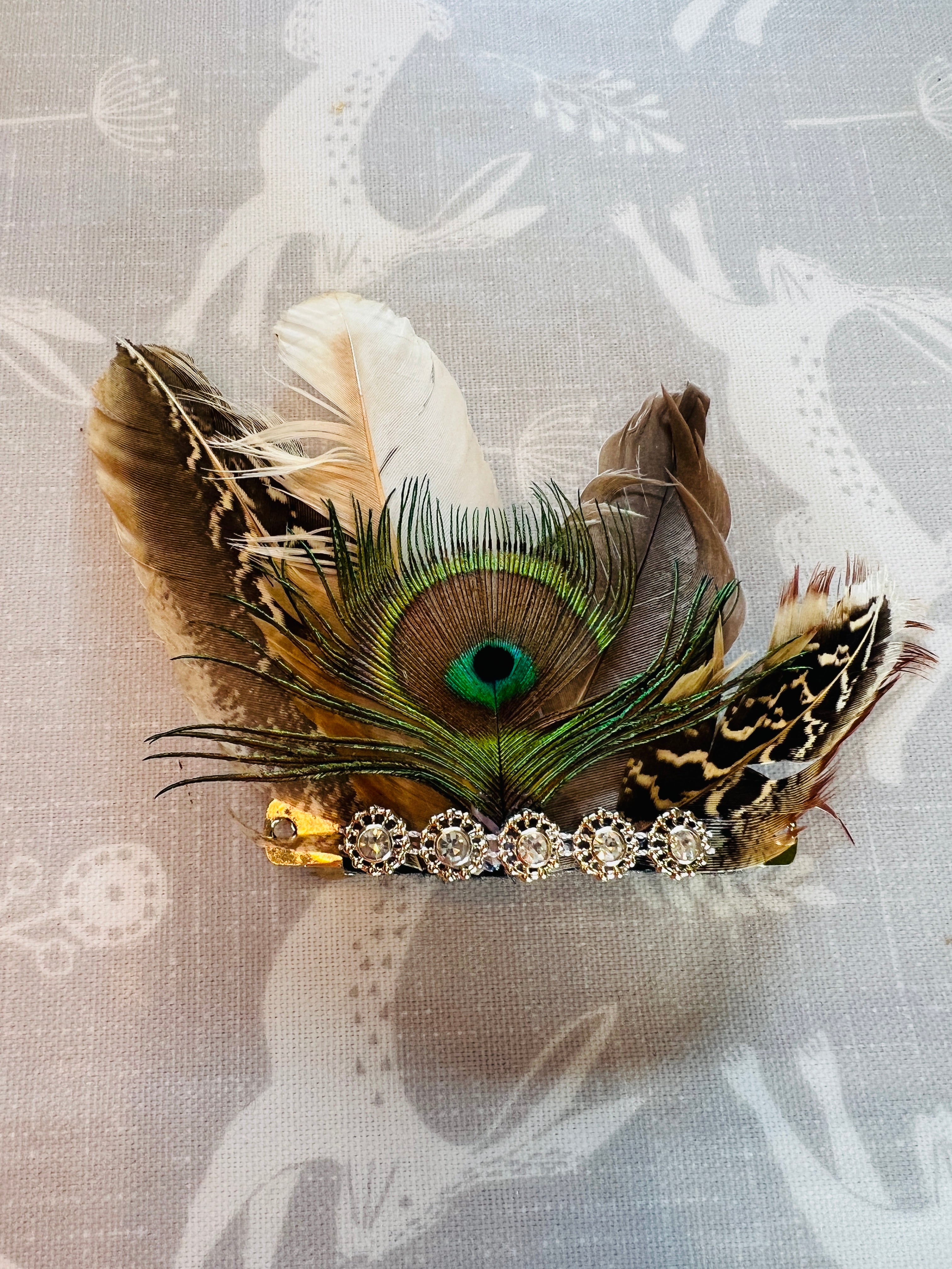 Feather Hat & Hair Brooches