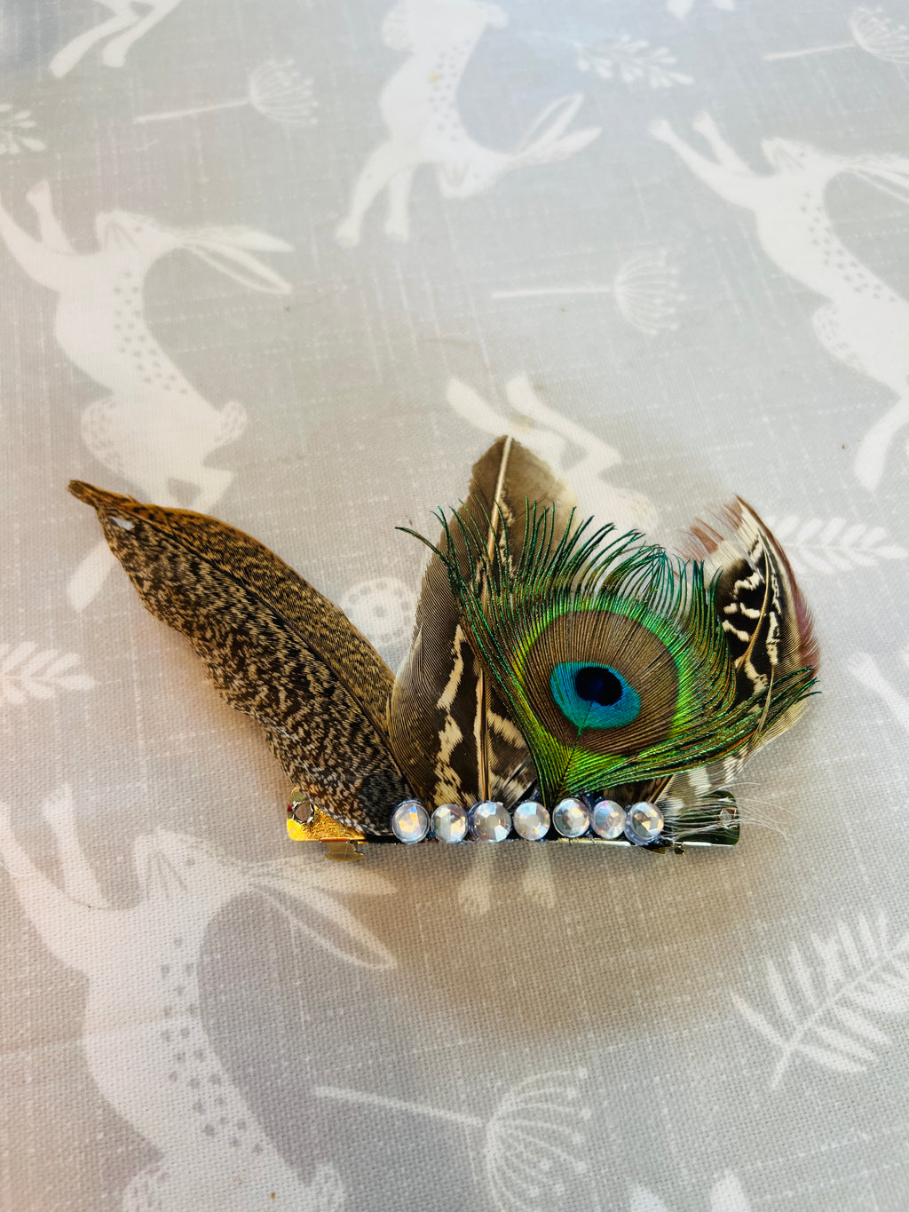 Feather Hat & Hair Brooches