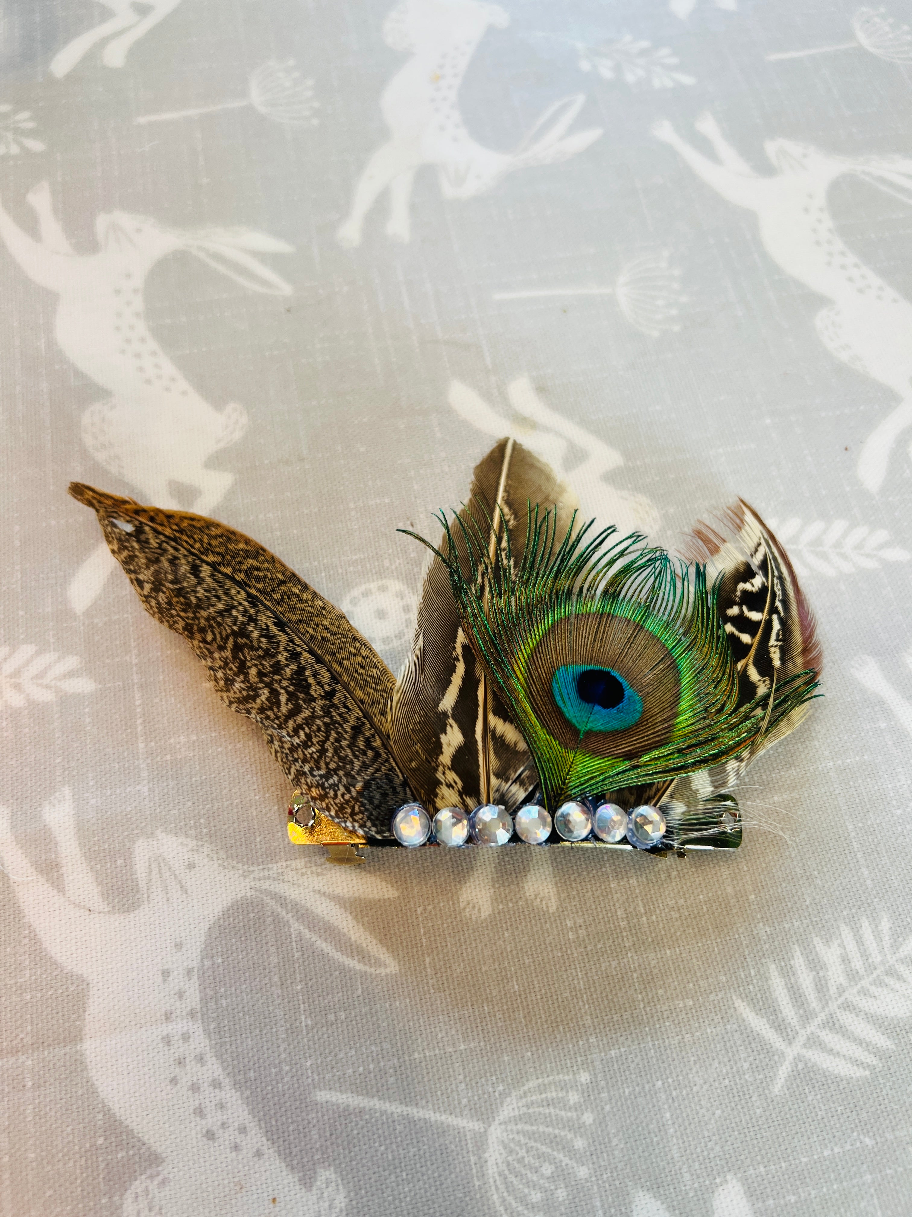 Feather Hat & Hair Brooches