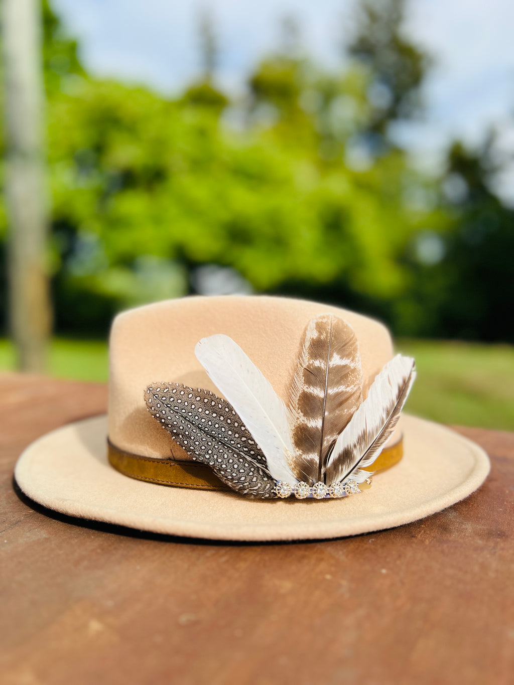 Feather Hat & Hair Brooches