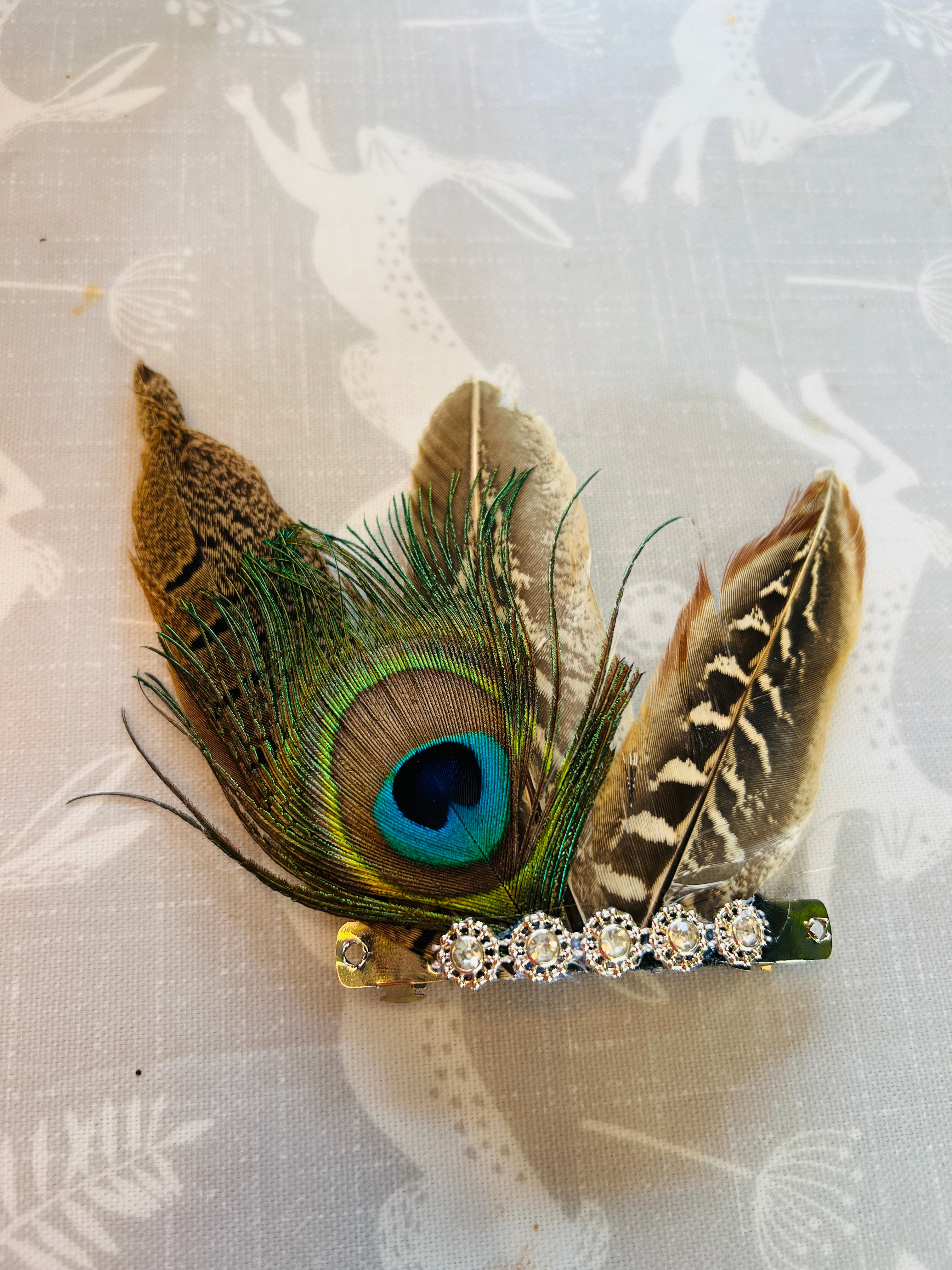 Feather Hat & Hair Brooches