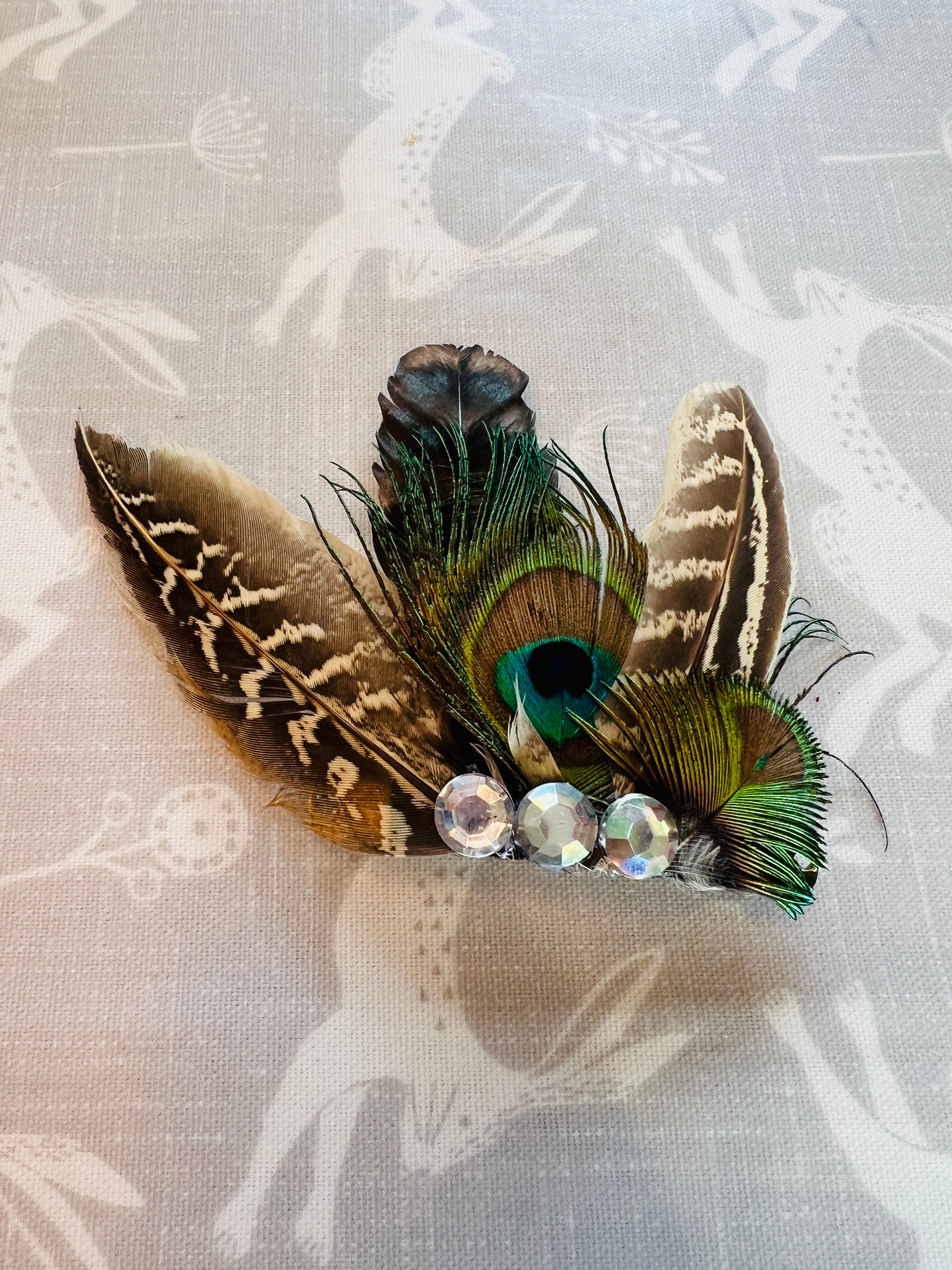 Feather Hat & Hair Brooches