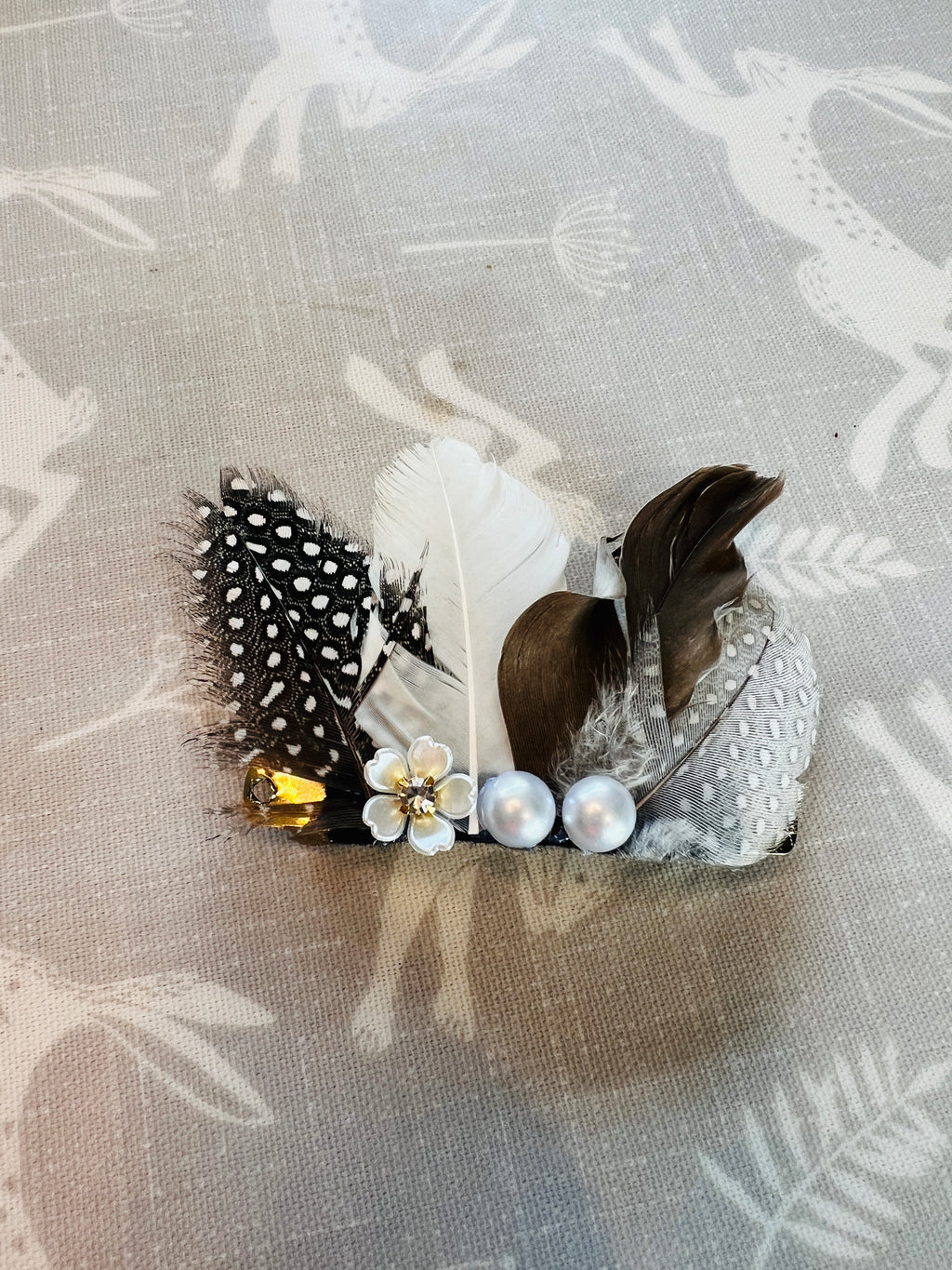 Feather Hat & Hair Brooches