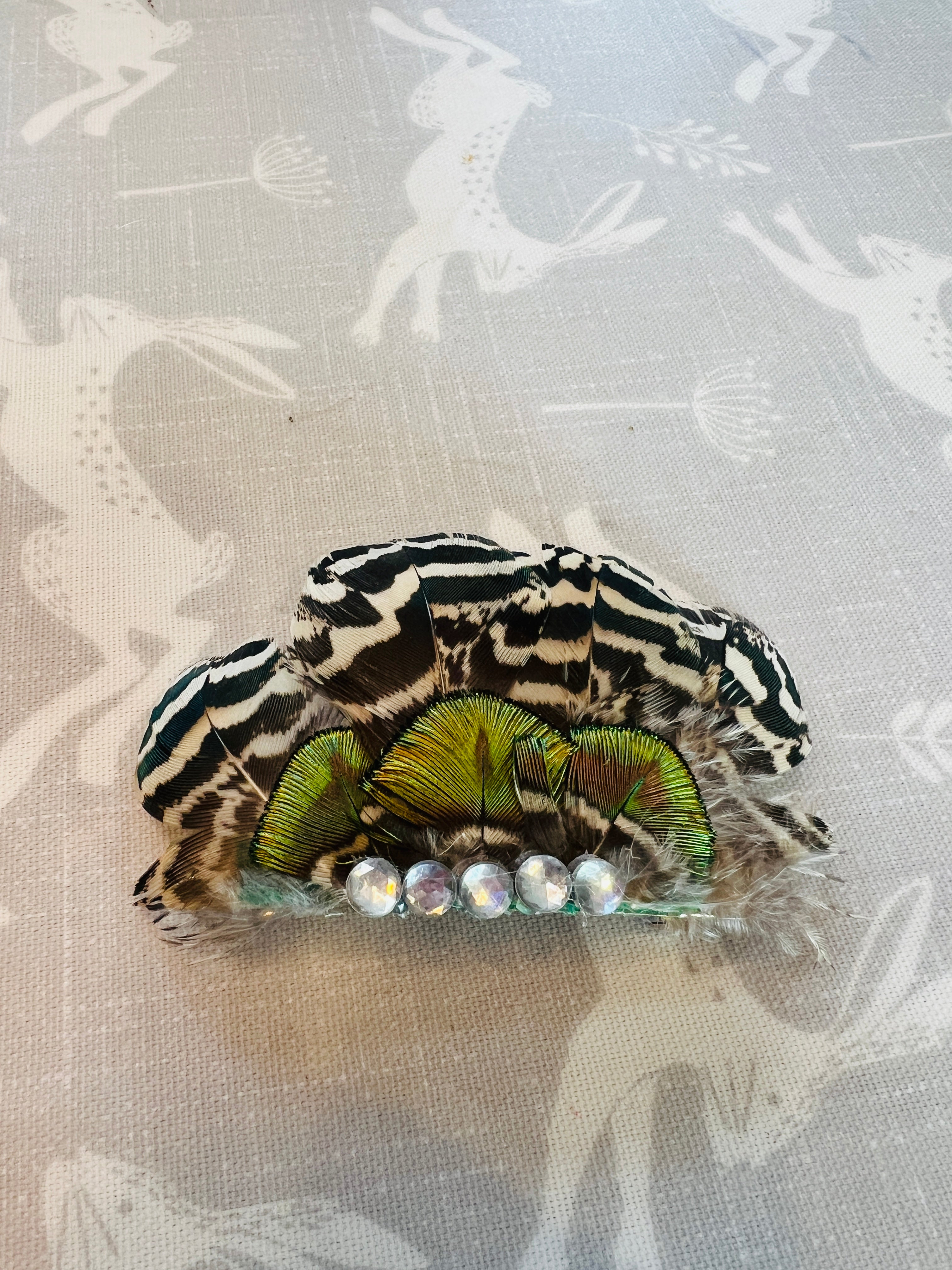 Feather Hat & Hair Brooches