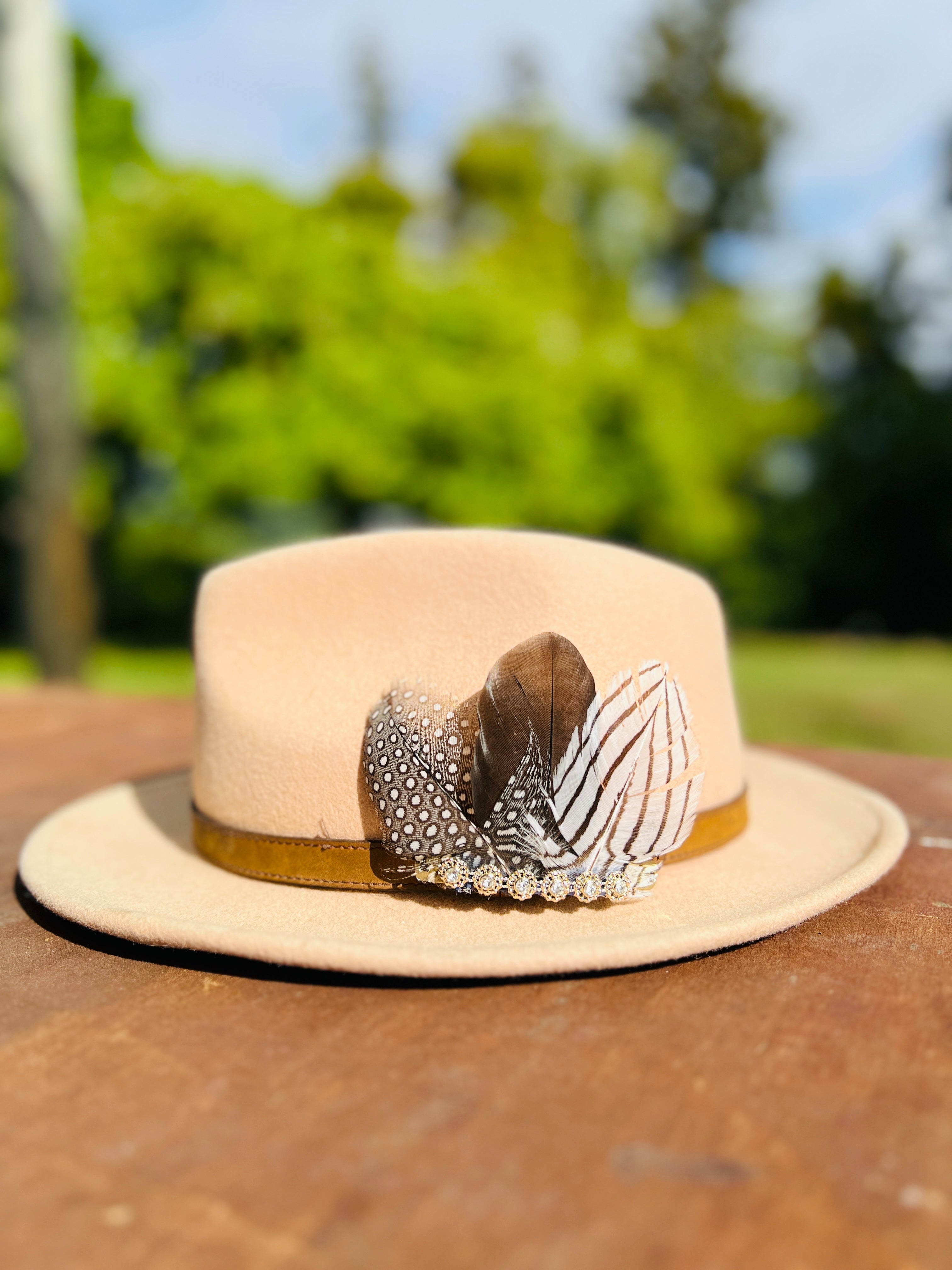 Feather Hat & Hair Brooches