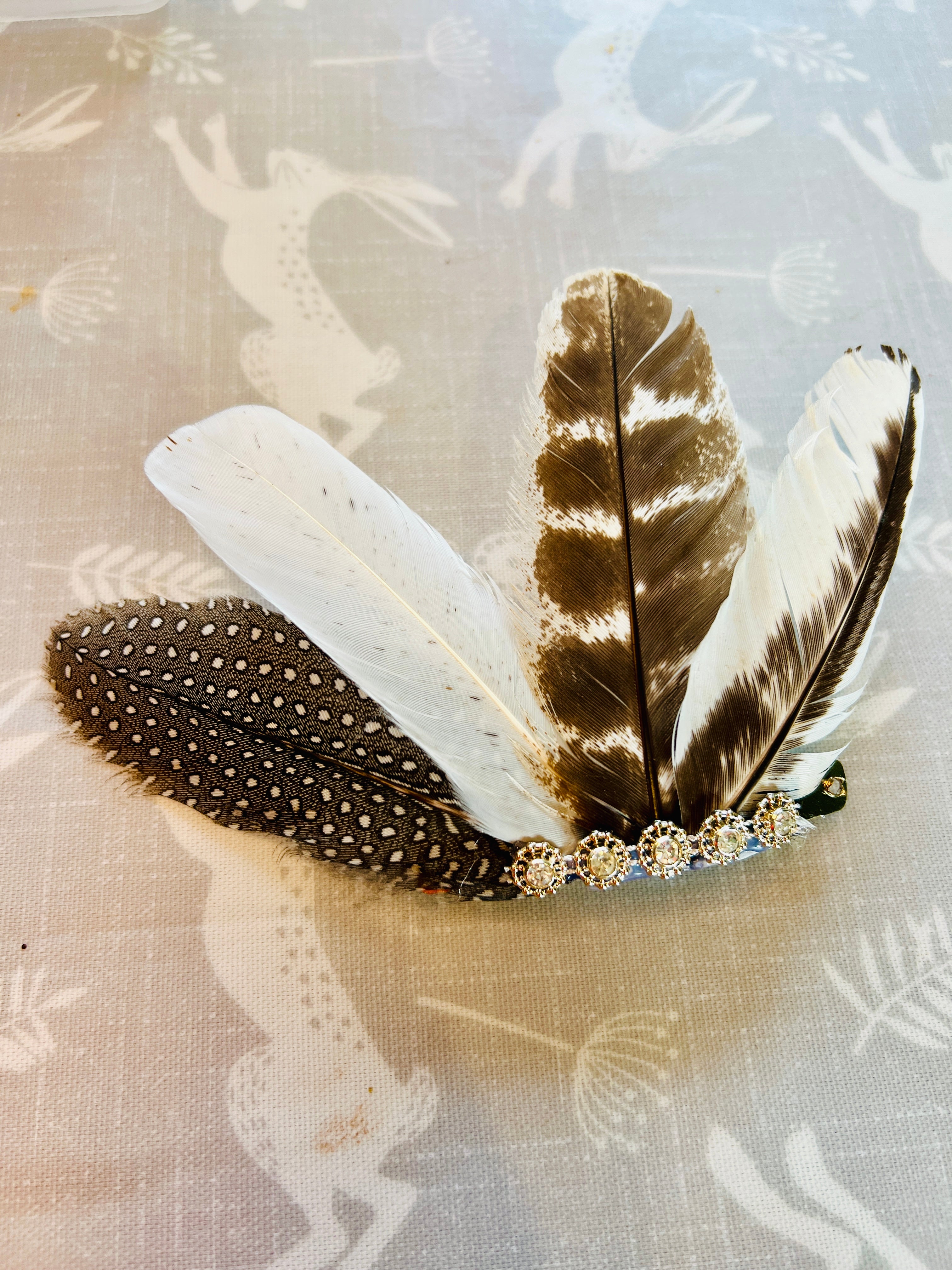 Feather Hat & Hair Brooches