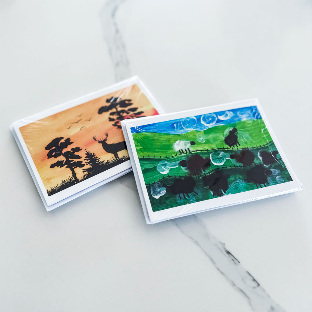 Kiwi Country Kids Gift Cards (Set of 8)